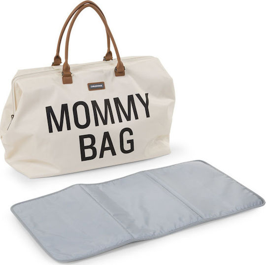 Childhome Shoulder/Hand Diaper Bag Mommy Off White 55x30x30cm.