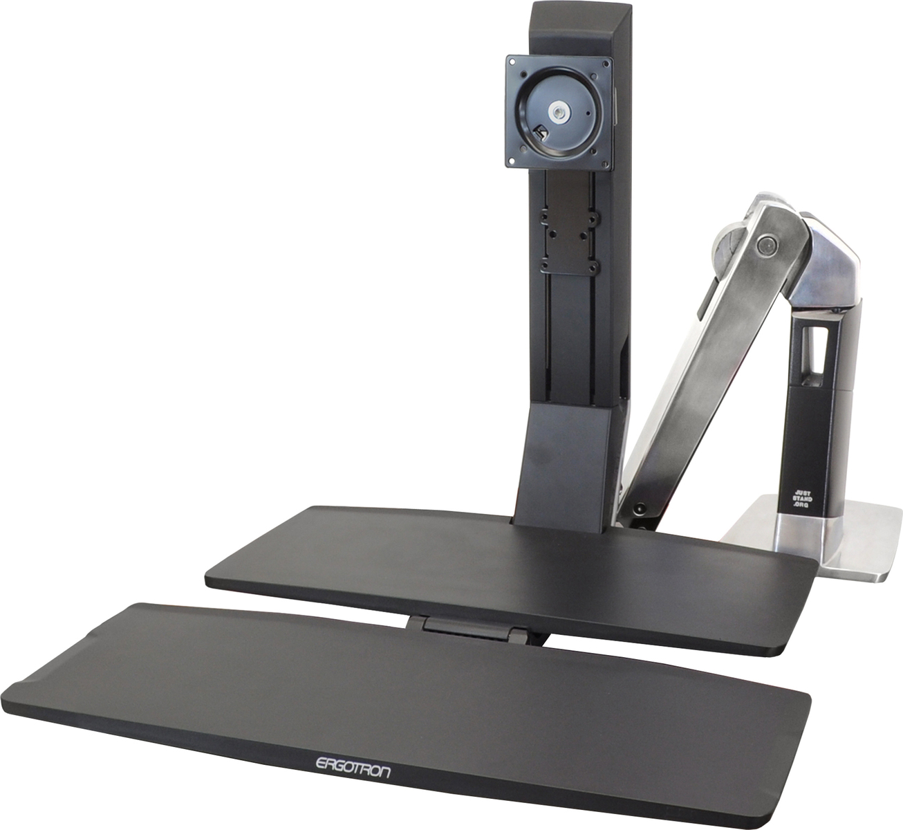 Ergotron WorkFitA Single LD with Worksurface+ Επιτραπέζια Βάση Οθόνης
