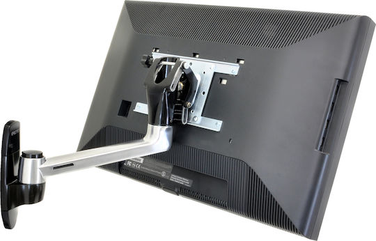 Ergotron LX Επιτοίχια Βάση Οθόνης έως 42" με Βραχίονα Ασημί