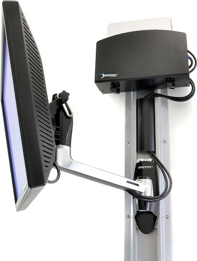 Ergotron LX Επιτοίχια Βάση Οθόνης έως 42" με Βραχίονα Ασημί
