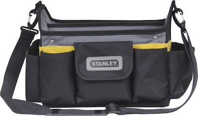 Stanley Open Top Over the Shoulder Tool Bag Black L32xW20xH26cm Ανοιχτή