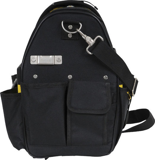 Stanley Open Top Waterproof Black Shoulder Tool Bag 19l Open