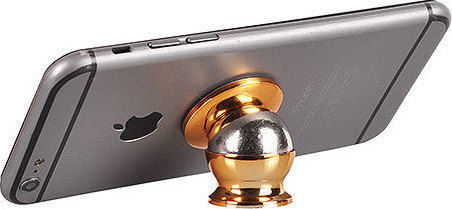 Βάση Κινητού Αυτοκινήτου Magnetic Car Holder GOLD με Μαγνήτη