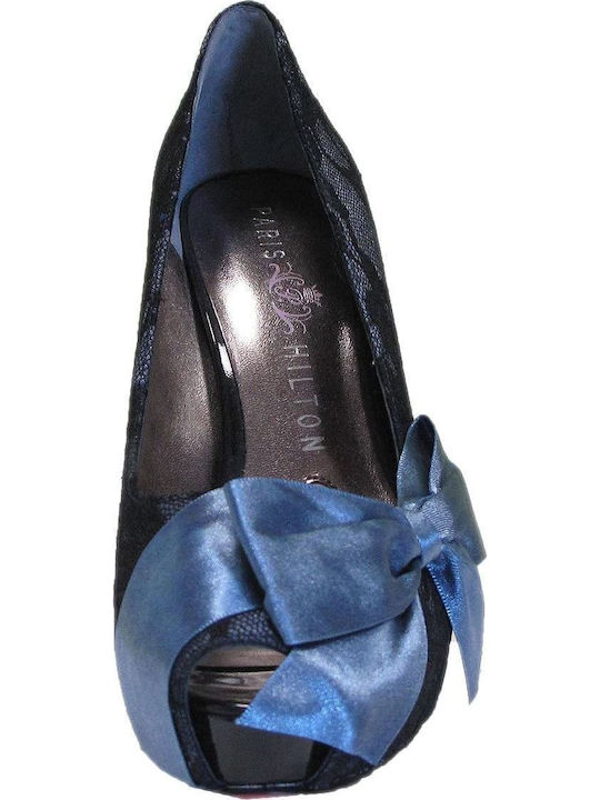 Paris Hilton Destiny Blue/Black Γόβες Navy Μπλε