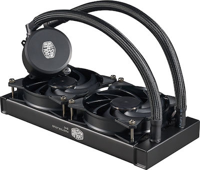 CoolerMaster MasterLiquid 240 Υδρόψυξη Επεξεργαστή Διπλού Ανεμιστήρα 120mm για Socket AM4/AM5/1200/115x