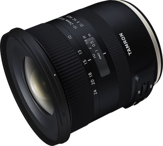 Tamron Crop Φωτογραφικός Φακός 10-24mm f/3.5-4.5 Di II VC HLD Wide Angle Zoom για Canon EF Mount Μαύρος