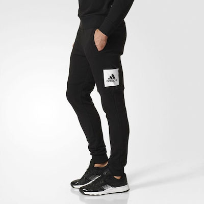 adidas essentials box logo pants