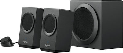 Logitech Z337 Ασύρματα Ηχεία Υπολογιστή 2.1 με Bluetooth και Ισχύ 40W σε Μαύρο Χρώμα