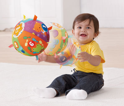 Vtech Ball Μπαλίτσα οι Πρώτοι μου Φίλοι made of Fabric with Music for 6++ Months