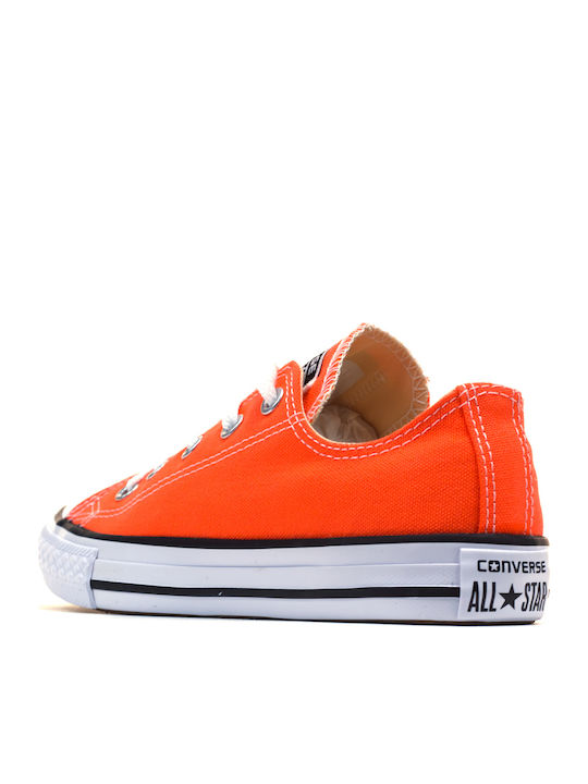 Kids Sneakers Orange with Lights Chuck Taylor All Star