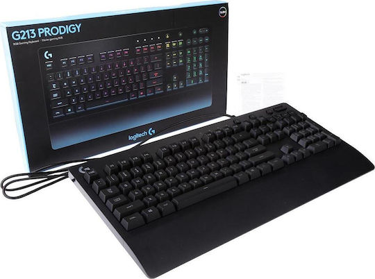 Logitech G213 Prodigy Гейминг Клавиатура с RGB Осветление Английски (САЩ)