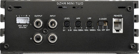Ground Zero Ενισχυτής Αυτοκινήτου GZHA Mini Two 2 Καναλιών (Κλάση D)