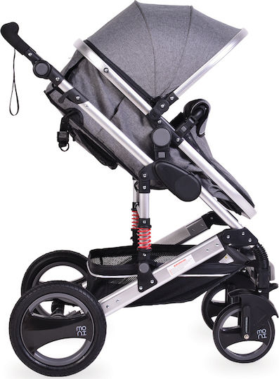 Moni Gala Adjustable 2 in 1 Baby Stroller Suitable for Newborn Dark Grey 12kg