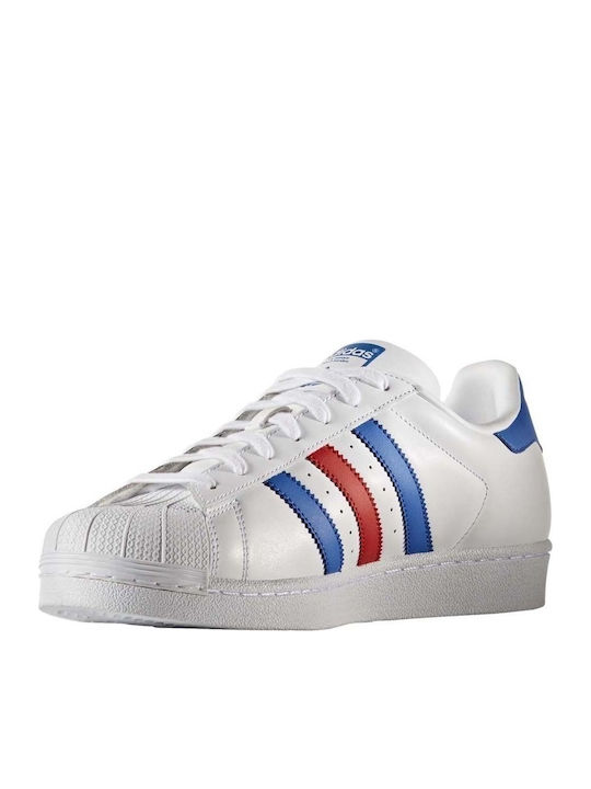 Adidas Superstar Sneakers Cloud White / Blue / Red