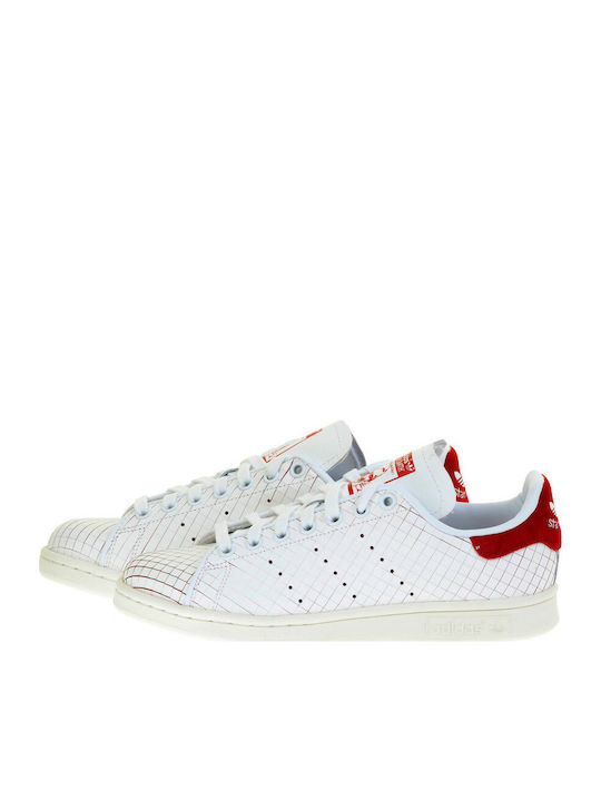 Stan Smith Femei Sneakers Sliced White / Red