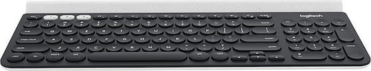 Logitech K780 Multi-device Ασύρματο Bluetooth Πληκτρολόγιο Αγγλικό US Λευκό