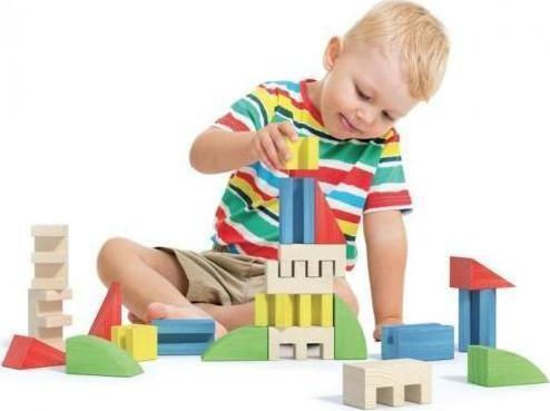 Quercetti Τουβλάκια Toytown 22τμχ
