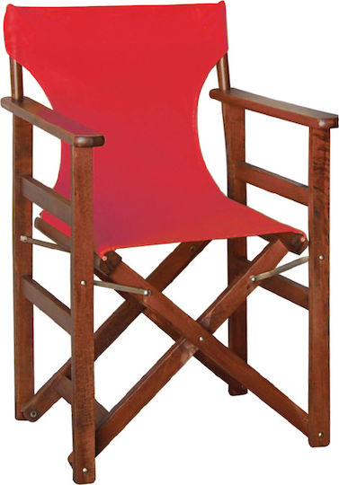 Woodwell Woodwell Rahmen für Regisseur Stuhl Hölzernes 56x53x87cm Braune