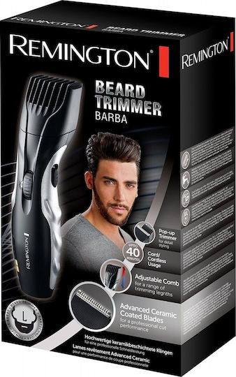 Remington Επαναφορτιζόμενη Κουρευτική Μηχανή Μαύρη MB320C