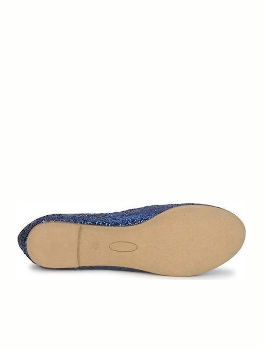 Natalie A20206FPRFS285 Navy Glitter Damen Oxfords in Marineblau Farbe
