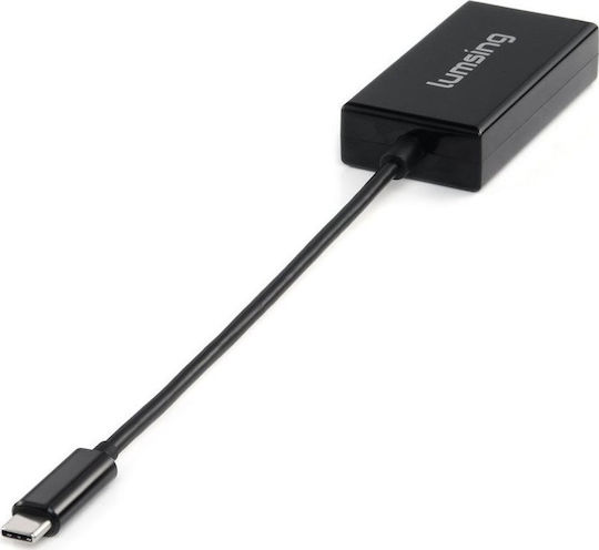 Lumsing USB 3.1 Type-C to RJ45 Hub 2 USB 3.0 Ports with USB-C Connection Ethernet