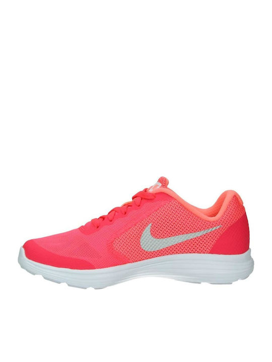 Nike Αthletische Kinderschuhe Laufen Revolution 3 GS Fuchsie