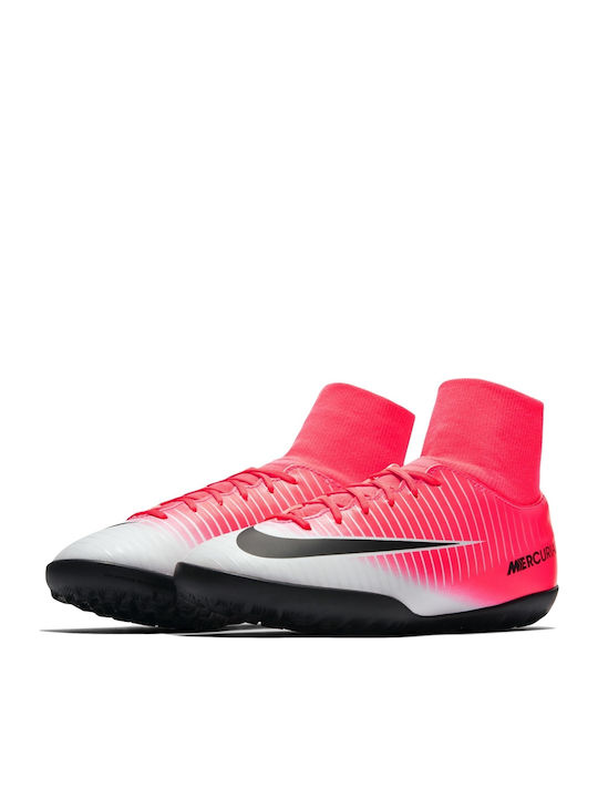 Jr Mercurialx Victory 6 DF Turf Kids Soccer Cleats & Shoes Fuchsia