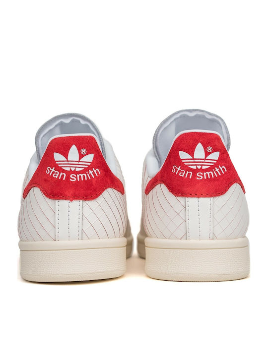 Stan Smith Femei Sneakers Sliced White / Red
