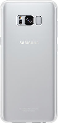 Samsung Cover Ef-qg955cs Umschlag Rückseite Silikon Silber (Galaxy S8+) EF-QG955CSEGWW