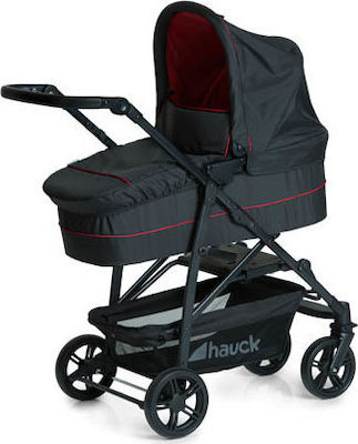 Hauck Rapid 4 Plus Trio Set 3 in 1 Caviar Tango Регулируемо Бебешка количка 3 в 1 Червен