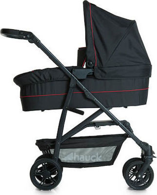 Hauck Rapid 4 Plus Trio Set 3 in 1 Caviar Tango Регулируемо Бебешка количка 3 в 1 Червен