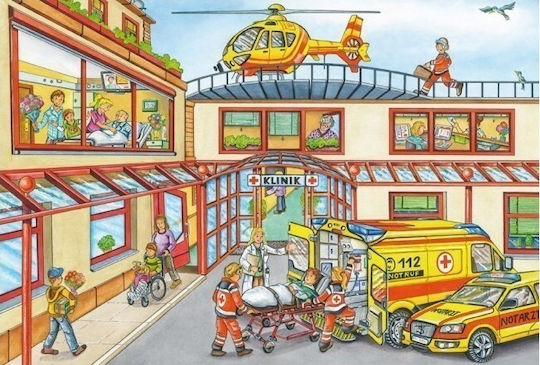 Παιδικό Puzzle Fire Engine & Police για 3+ Ετών 24pcs Schmidt Spiele