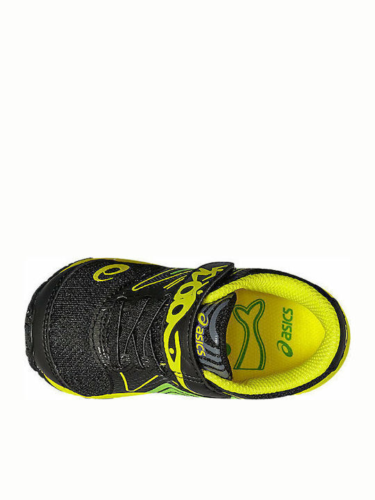 Noosa TS Kids Sports Shoes Running with Hoop & Loop Closure Yellow
