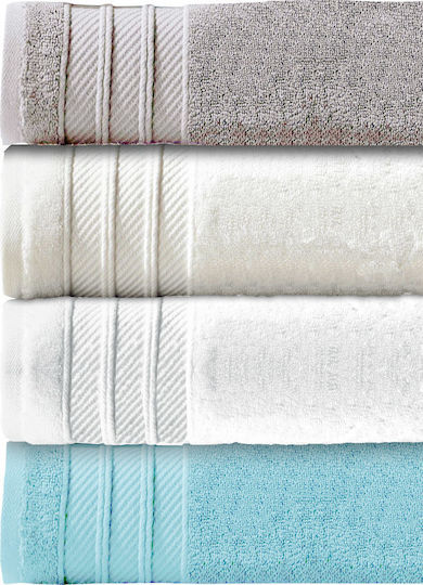 Anna Riska Πετσέτα Χεριών Soft 30x50εκ. Sky Blue Βάρους 600gr/m²