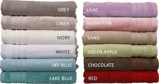 Anna Riska Πετσέτα Προσώπου Soft 50x100εκ. Sand Βάρους 600gr/m²