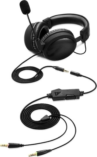 Sharkoon B1 Over Ear Gaming Headset με σύνδεση 2x3.5mm / 3.5mm