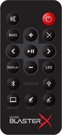 Creative Sound BlasterX Katana Ασύρματα Ηχεία Υπολογιστή 2.1 με RGB Φωτισμό και Bluetooth Ισχύος 75W Μαύρα