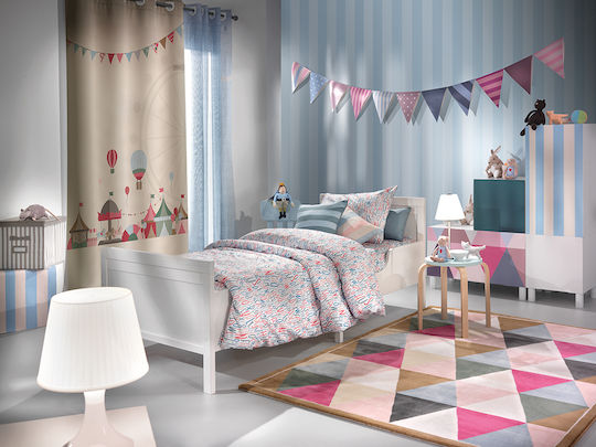 Saint Clair Perdea pentru Copii Rodeo cu Capsatoare Bej 1752030115060 160x250buc
