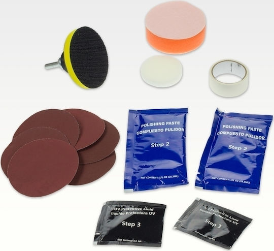 Mannol Headlight Polish Restoration System Set Restoration of Car Headlights