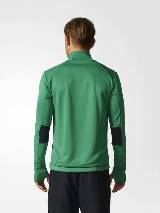 Adidas Tiro 17 Men's Soccer Trainingshoodie Men's Athletic Long Sleeve Blouse Turtleneck Green