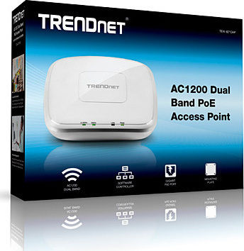 Trendnet TEW-821DAP Access Point Wi‑Fi 5 Dual Band (2.4 & 5GHz)