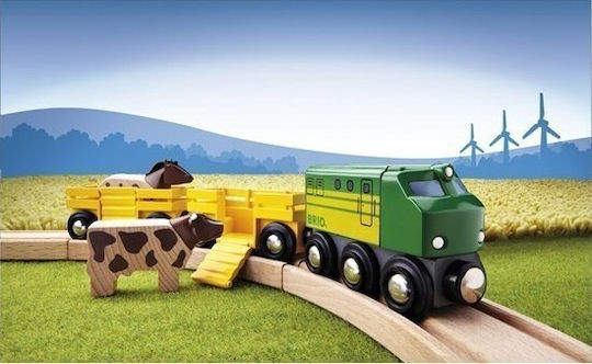 Brio Toys Farm Σετ με Τρενάκι για 3+ Ετών