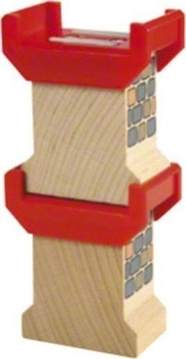 Brio Toys Super Supports Ράγες Σιδηρόδρομου από Ξύλο