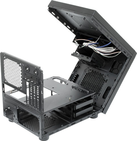 Chieftec Gaming Cube Κουτί Υπολογιστή Μαύρο
