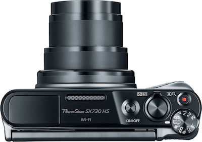 Canon PowerShot SX730 HS Compact Φωτογραφική Μηχανή 20.3MP Οπτικού Ζουμ 40x με Οθόνη 3" και Ανάλυση Video Full HD (1080p) Μαύρη
