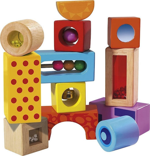 Eichhorn Τουβλάκια Building Blocks για 1+ Έτους 12τμχ