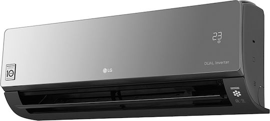 LG ArtCool Mirror BP Air Conditioner Inverter 9000 BTU A++/A+ with Ionizer and WiFi Black