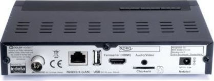 Xoro Hrt 8770 SAT100571 Ψηφιακός Δέκτης Mpeg-4 HD (720p) με Λειτουργία PVR (Εγγραφή σε USB) Συνδέσεις HDMI / USB