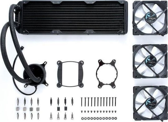 Fractal Design Celsius S36 Υδρόψυξη Επεξεργαστή Τριπλού Ανεμιστήρα 120mm για Socket AM4/AM5/1200/115x