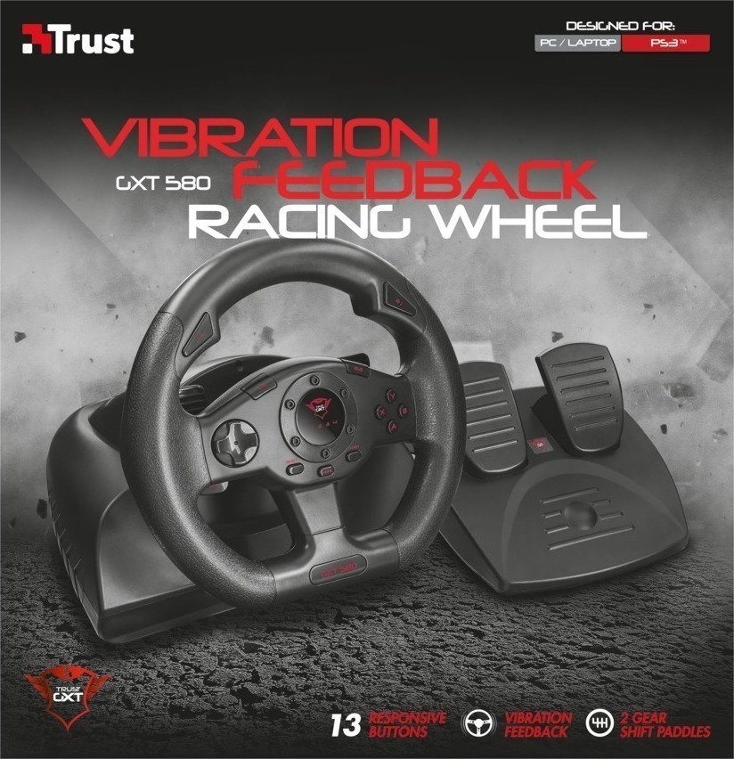 Trust GXT 580 Vibration Feedback Racing Wheel | Skroutz.gr